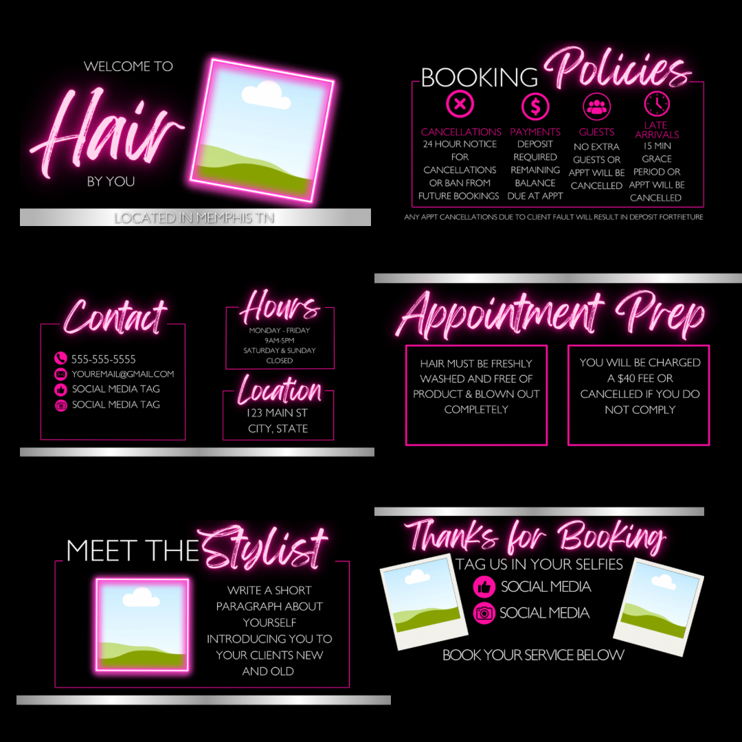Acuity Booking Site